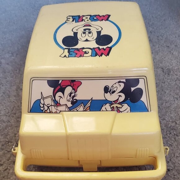 Disney Mickey Mouse Mobile Lunchbox Selandia Designs With Thermos No Strap - Picture 1 of 5